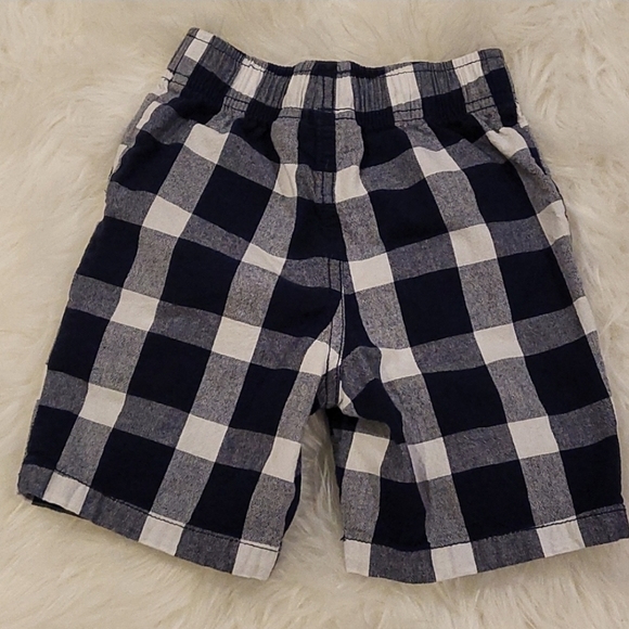 Jumping Beans boys size 4T checkered navy/white shorts - Picture 4 of 7